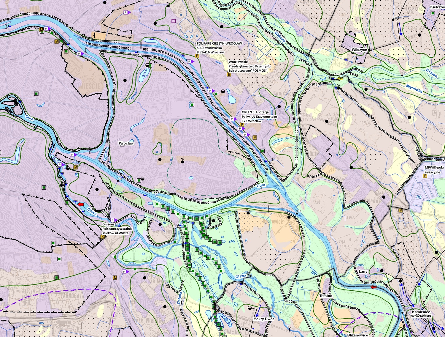 Mapa hydrograficzna skala 1:50 000, układ 1992