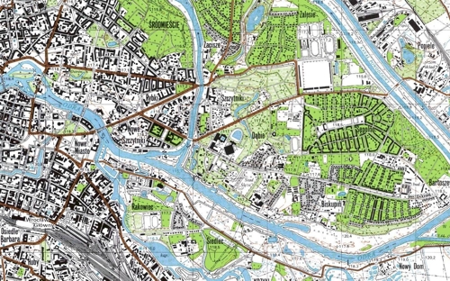 Mapa topograficzna skala 1:25 000, układ 1965