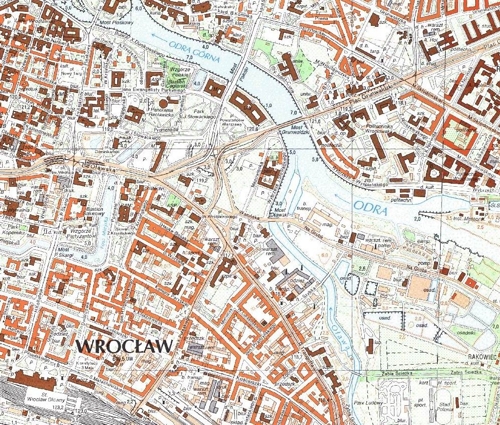 Mapa topograficzna skala 1:10 000, układ 1992