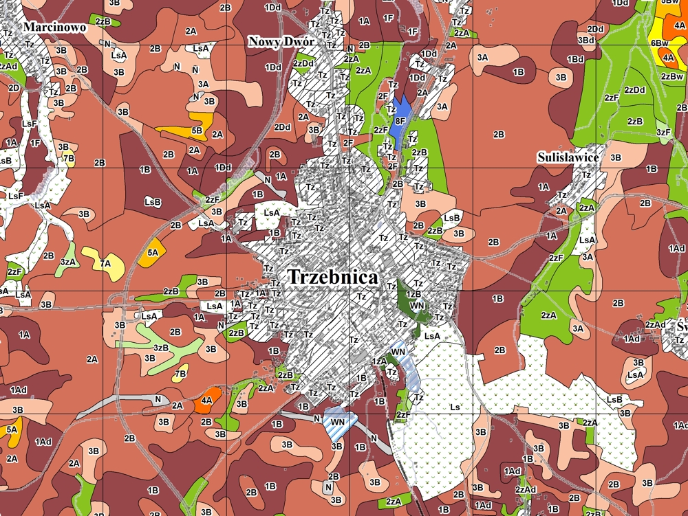 wydruk glebowo rolnicza 25kSG1